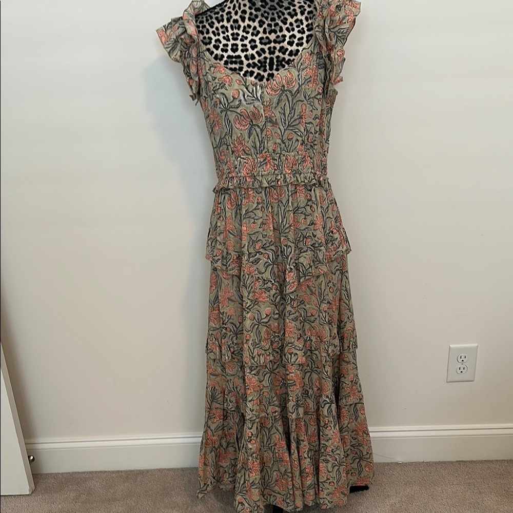 Anna Cate Tiered Midi Dress